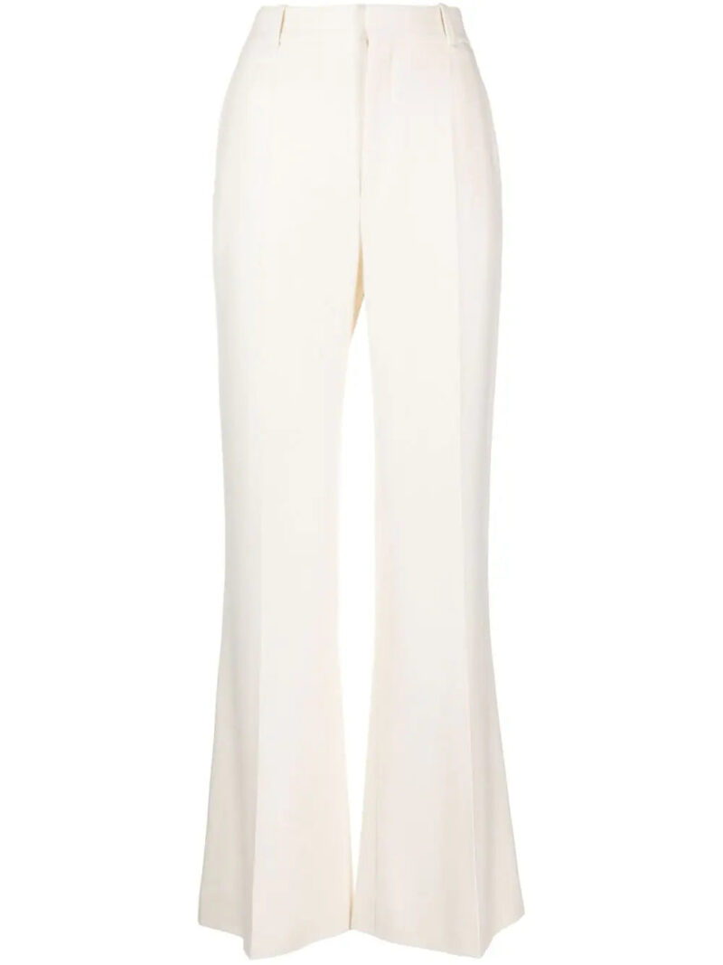Chloé  high-waisted flared trousers