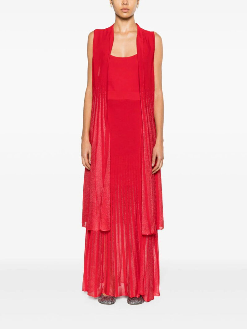 Claudie Pierlot metallic knitted maxi skirt