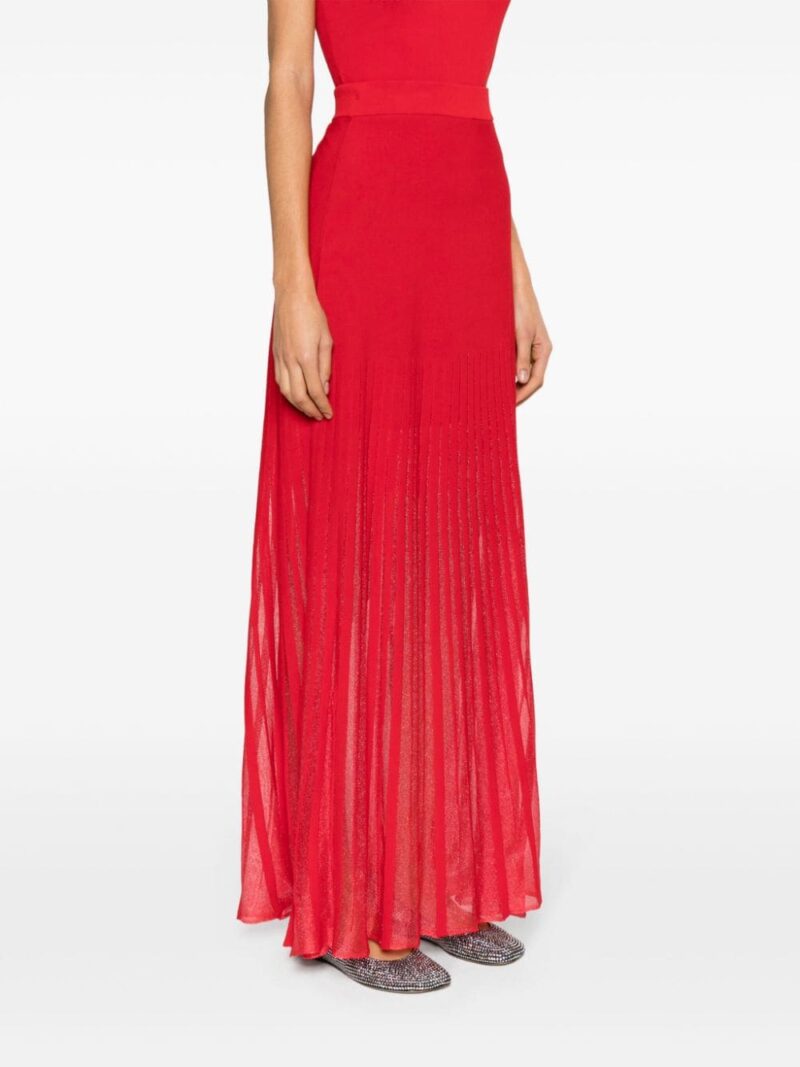 Claudie Pierlot metallic knitted maxi skirt