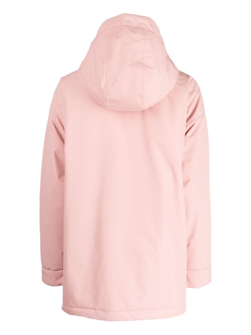 CHOCOOLATE  logo-patch hooded jacket