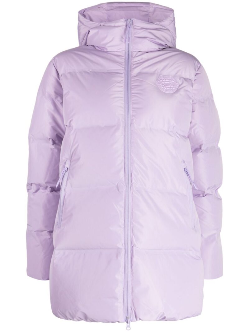 CHOCOOLATE  logo-patch quilted padded jacket