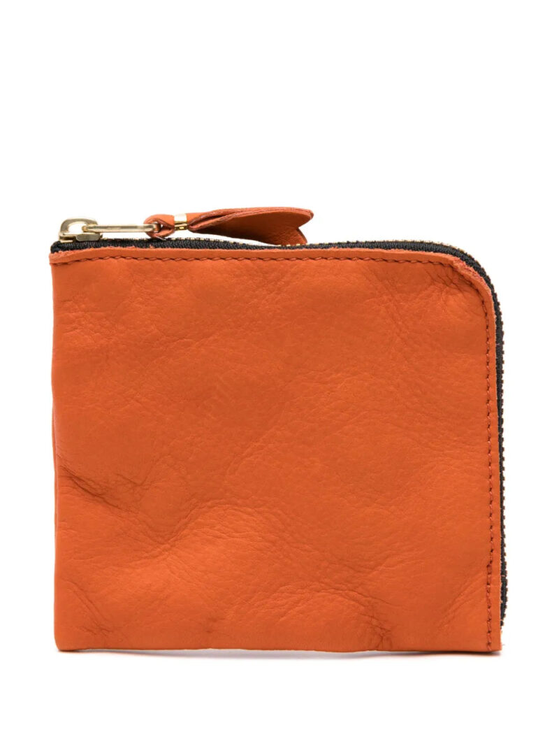 Comme Des Garçons Wallet  zip-up leather cardholder