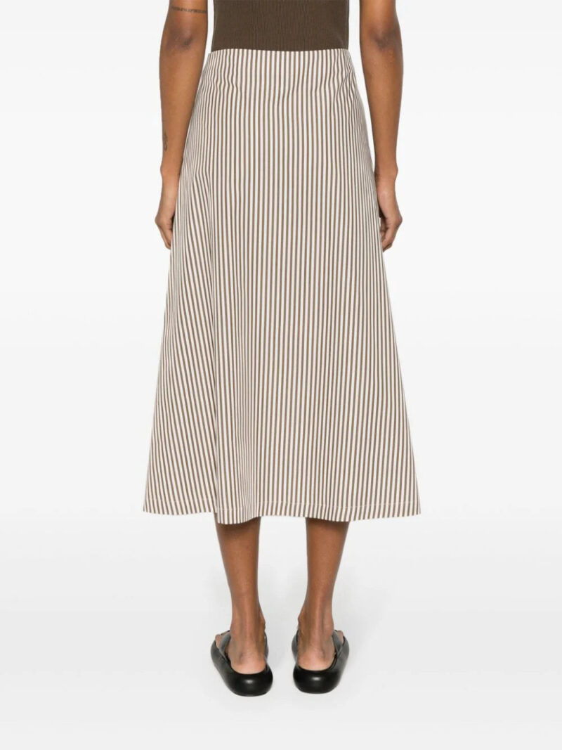 Claudie Pierlot  striped A-line midi skirt
