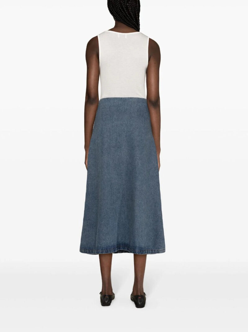 Claudie Pierlot  A-line denim midi skirt