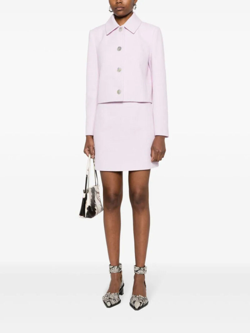 Claudie Pierlot A-line jacquard miniskirt