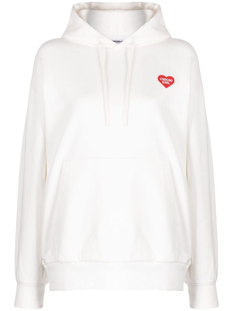 CHOCOOLATE  logo-print cotton hoodie