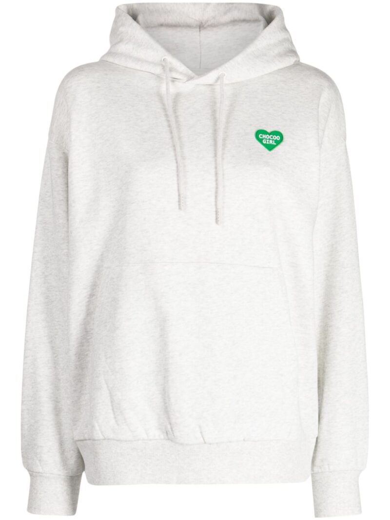 CHOCOOLATE  logo-print cotton hoodie