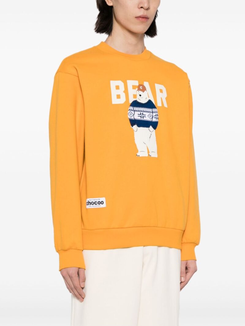 CHOCOOLATE  bear-print sweatshirt