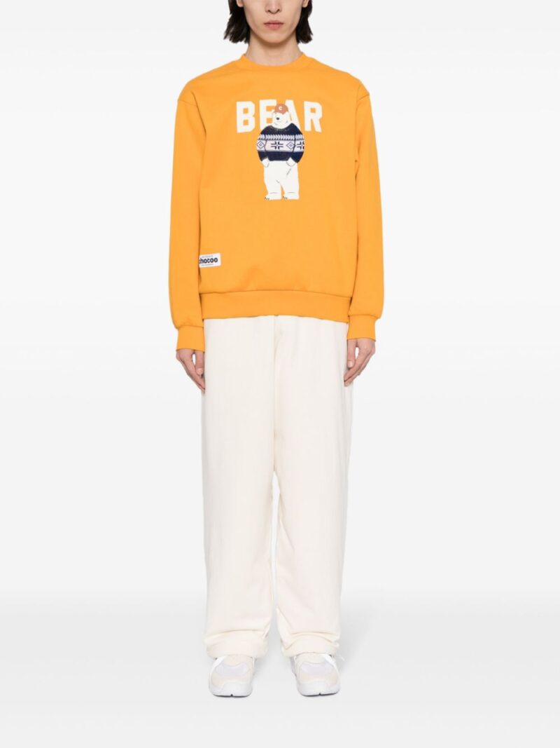 CHOCOOLATE  bear-print sweatshirt