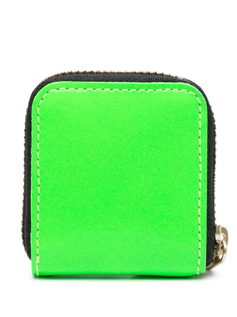 Comme Des Garçons Wallet  Super Fluo Group leather wallet