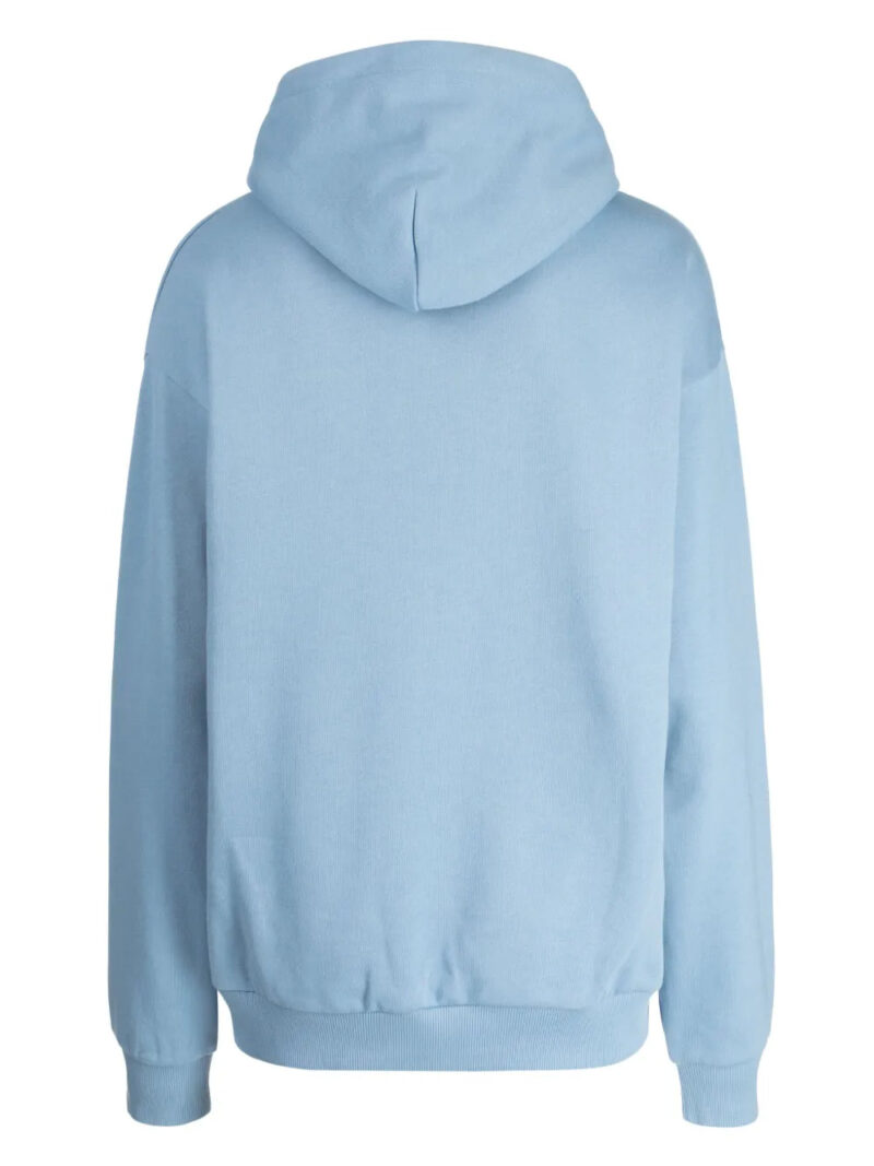 CHOCOOLATE logo-embroidered cotton hoodie