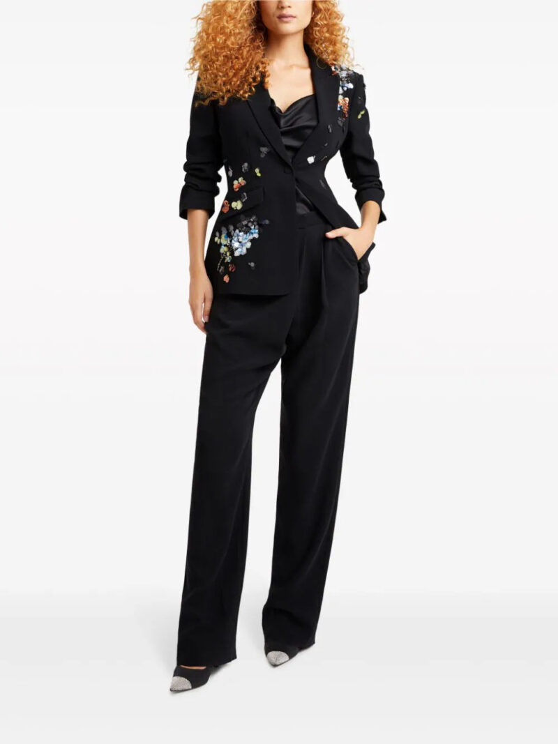 Cinq A Sept sequin-embellished peak-lapels blazer