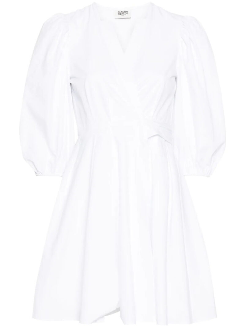 Claudie Pierlot  cotton wrap minidress