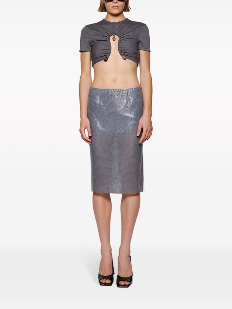 Christopher Esber Viva mesh midi skirt
