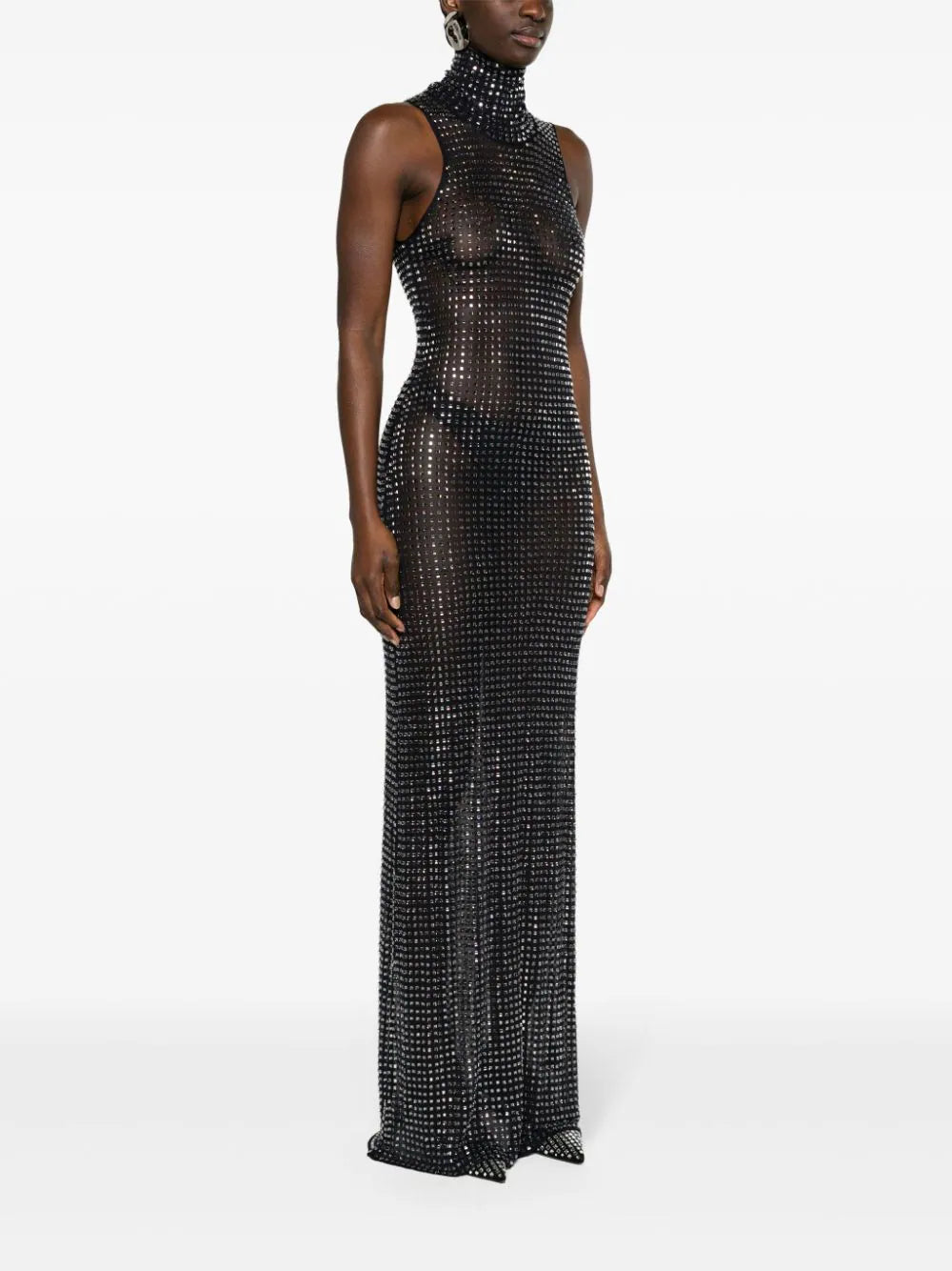 Christopher Esber Cristalla roll-neck gown - Image 3