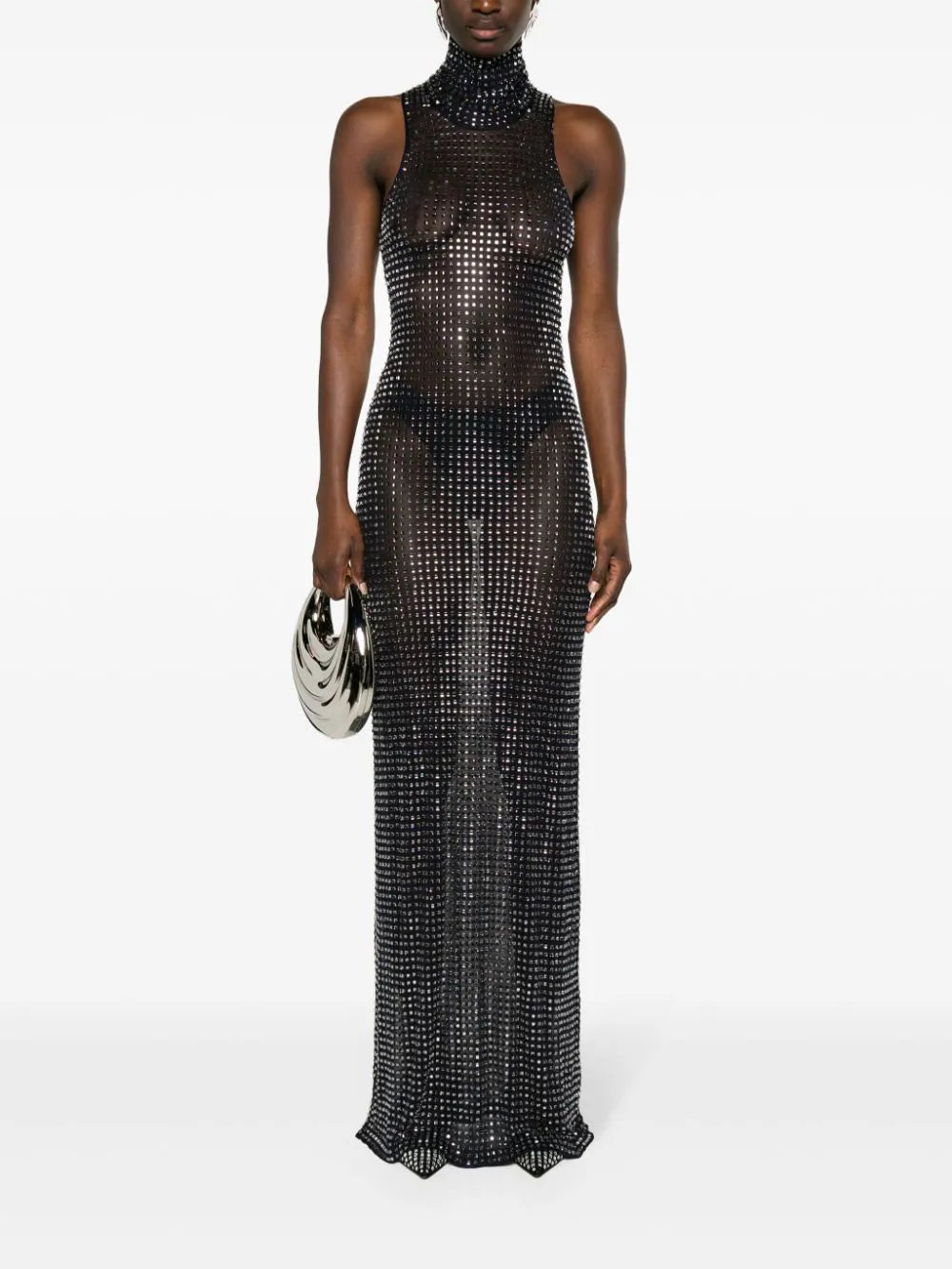 Christopher Esber Cristalla roll-neck gown - Image 2