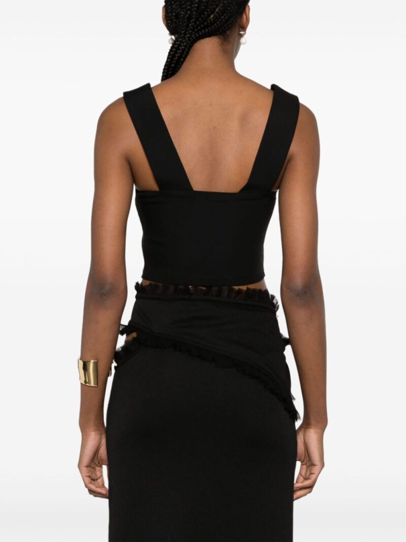 Christopher Esber  feather-trim cut-out maxi skirt