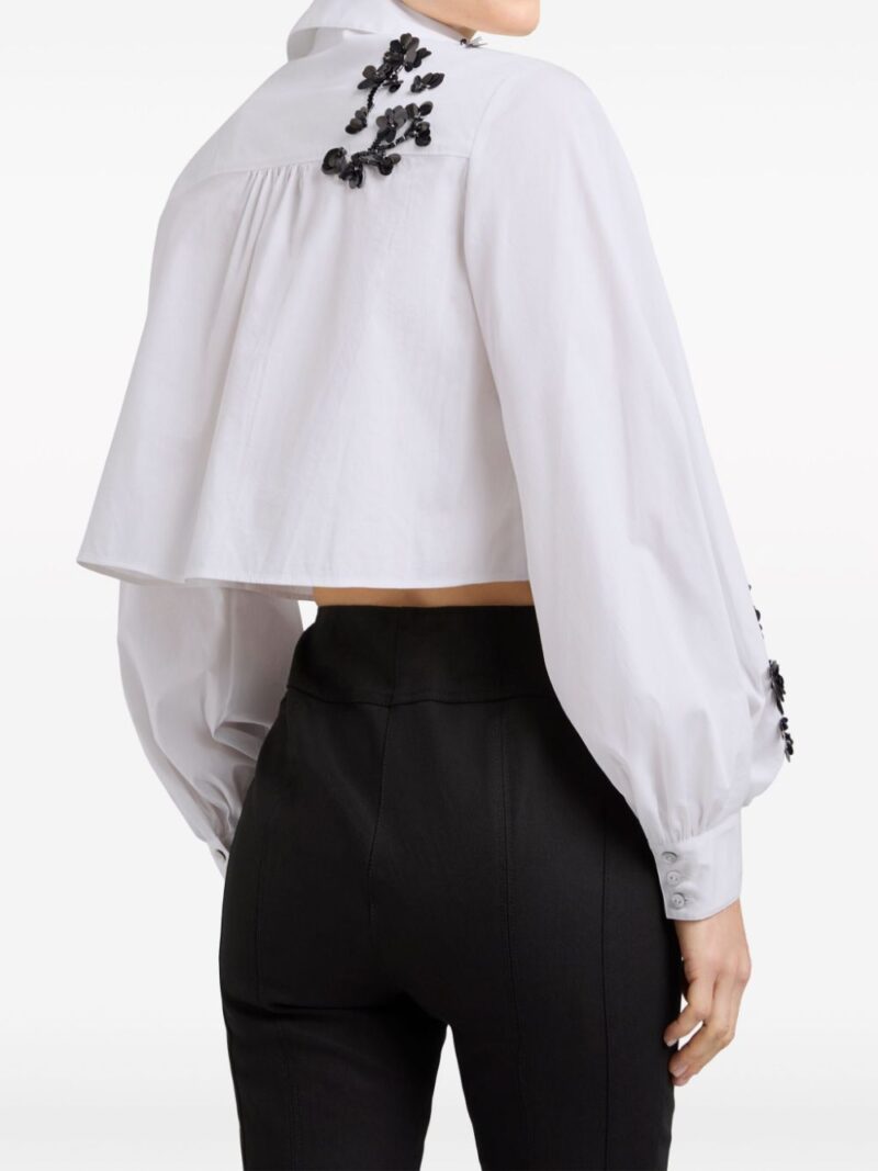 Cinq A Sept  Selina cropped shirt