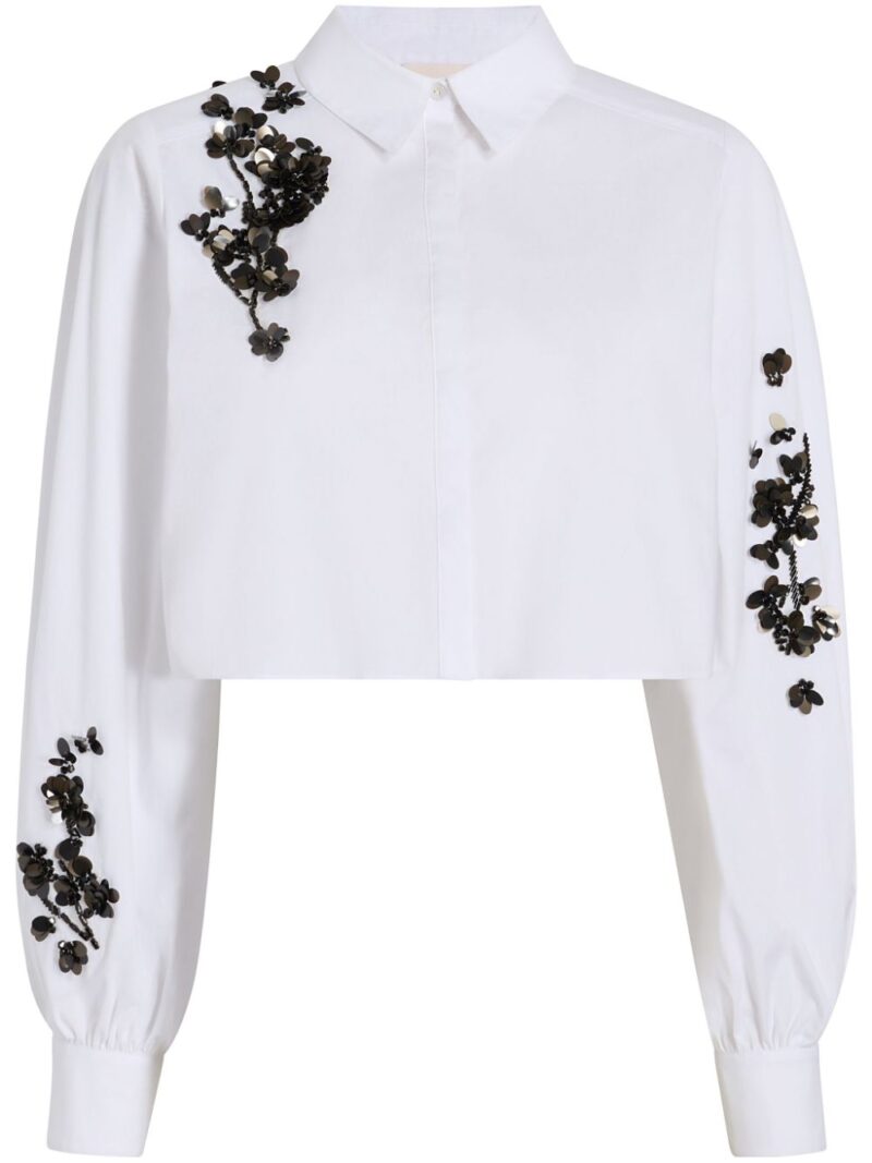Cinq A Sept  Selina cropped shirt