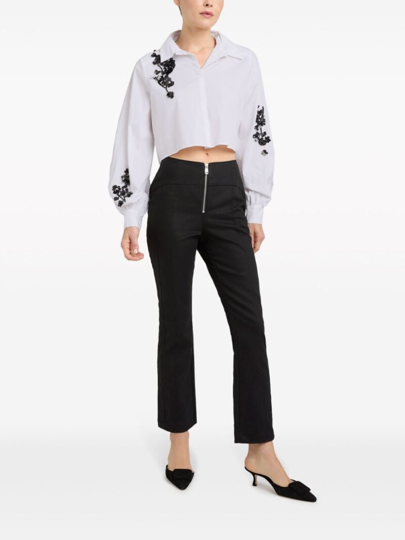 Cinq A Sept  Selina cropped shirt