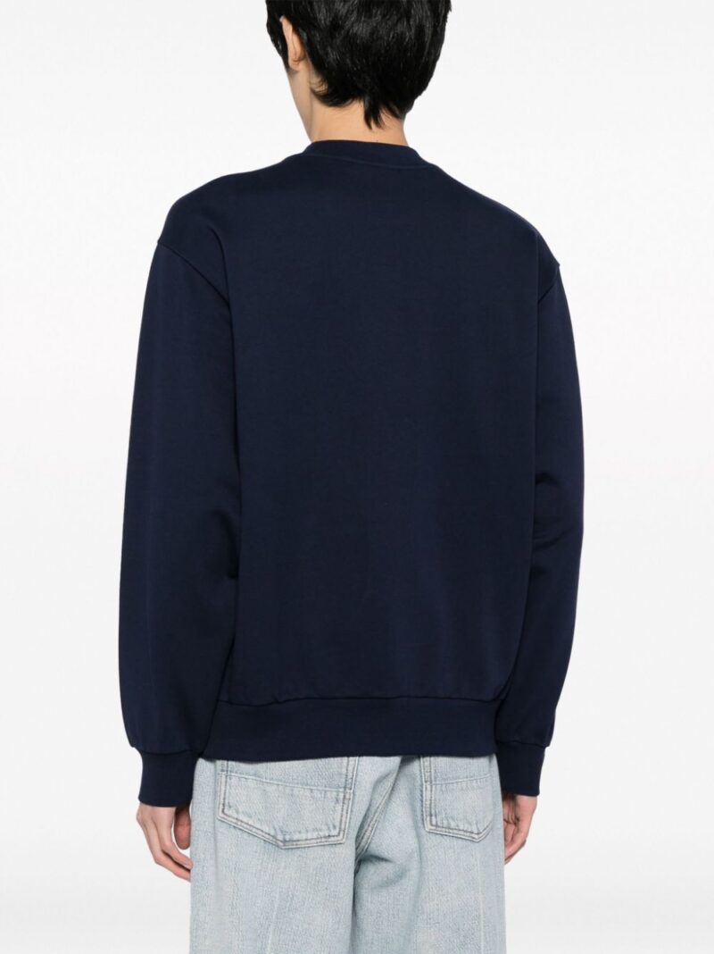 CHOCOOLATE  logo-print cotton sweatshirt