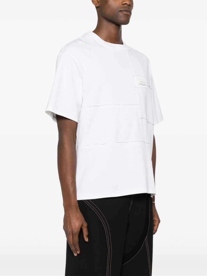 Feng Chen Wang  logo-patch T-shirt