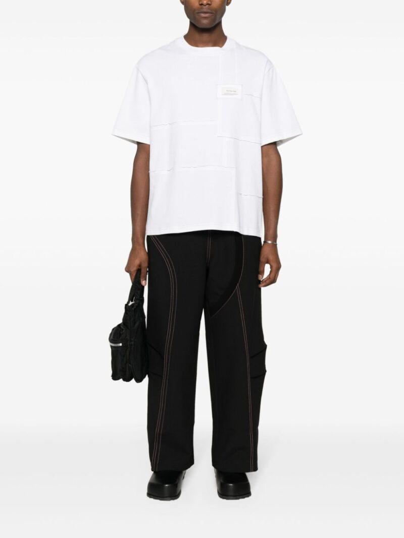 Feng Chen Wang  logo-patch T-shirt