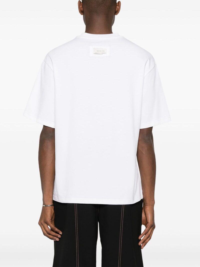 Feng Chen Wang  logo-patch T-shirt