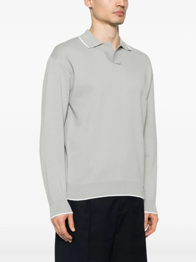 Boggi Milano knitted polo shirt