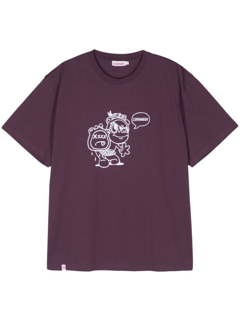 Charles Jeffrey Loverboy  90s cotton T-shirt