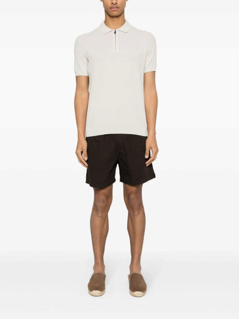 Corneliani purl-knit cotton polo shirt