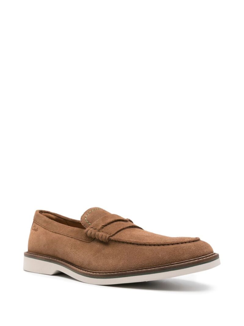 Clarks  Atticus LTSlip suede loafers