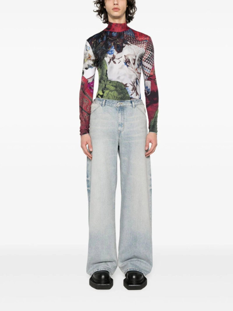 Courrèges mid-rise straight-leg jeans