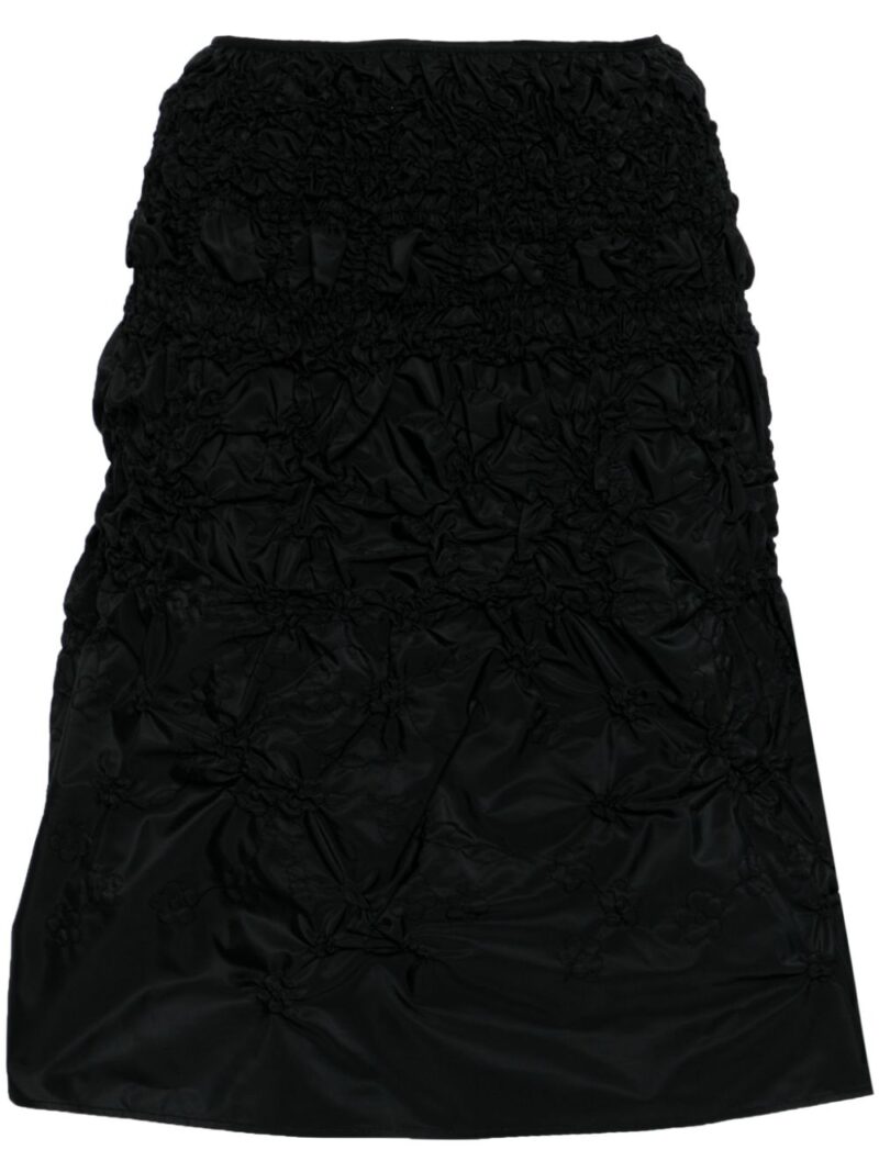 Cecilie Bahnsen  Vida smocked midi skirt