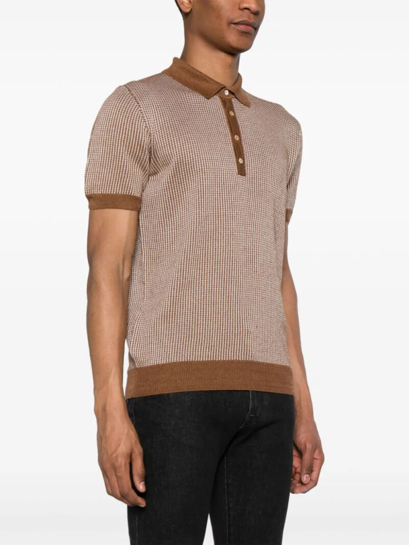 Corneliani  short-sleeve knitted polo shirt