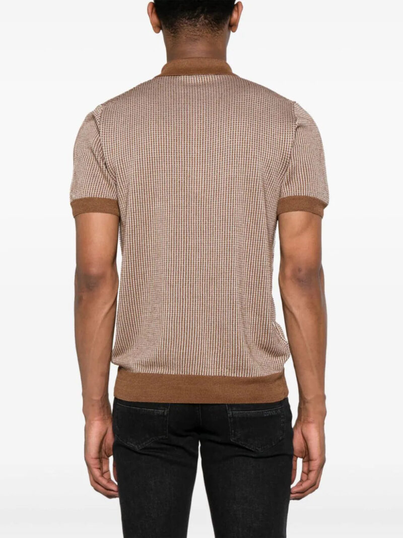 Corneliani  short-sleeve knitted polo shirt