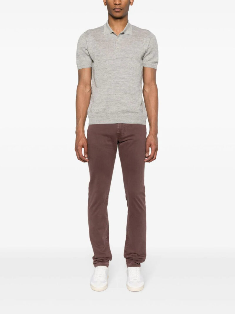 Corneliani  short-sleeve knitted polo shirt