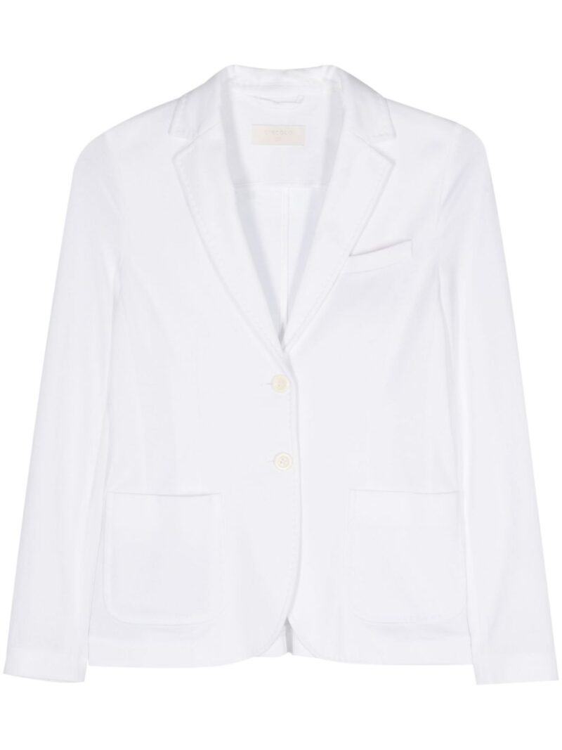 Circolo 1901  piqué single-breasted blazer