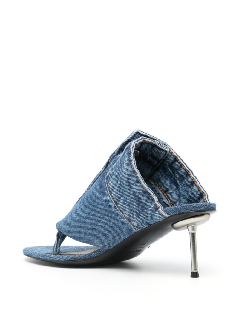 Coperni 70mm denim sandals
