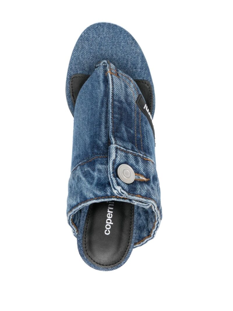 Coperni 70mm denim sandals