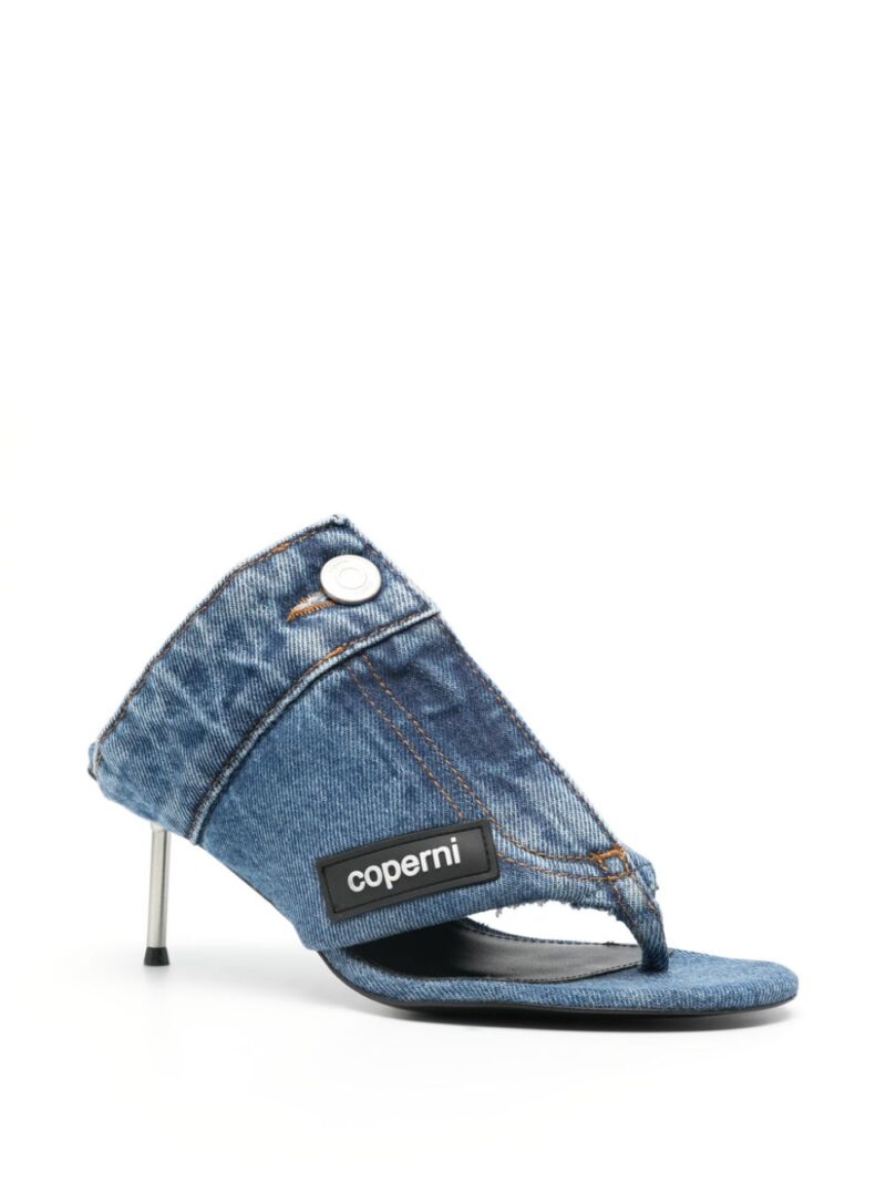 Coperni 70mm denim sandals