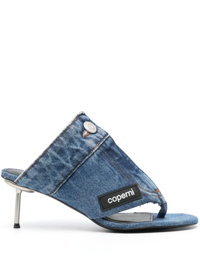 Coperni 70mm denim sandals