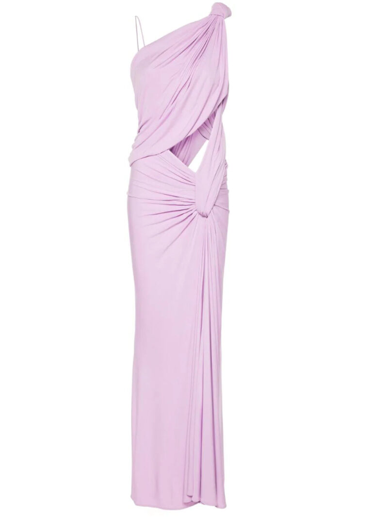 Christopher Esber  Twisted Lever asymmetric maxi dress