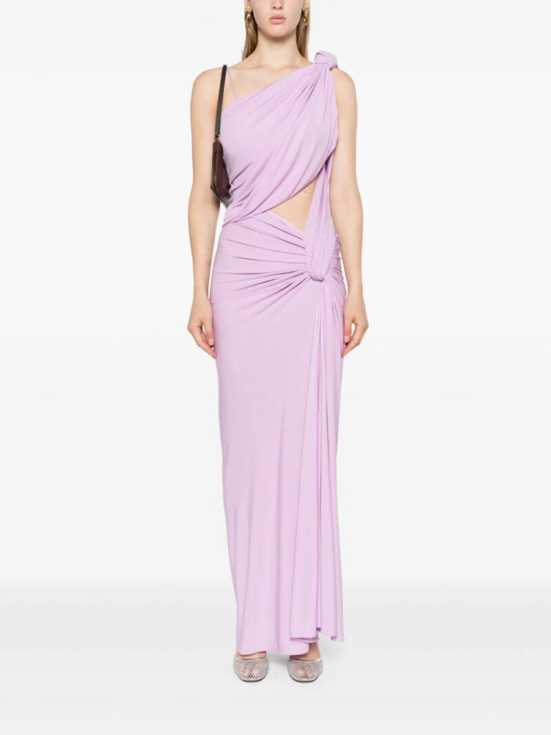 Christopher Esber  Twisted Lever asymmetric maxi dress