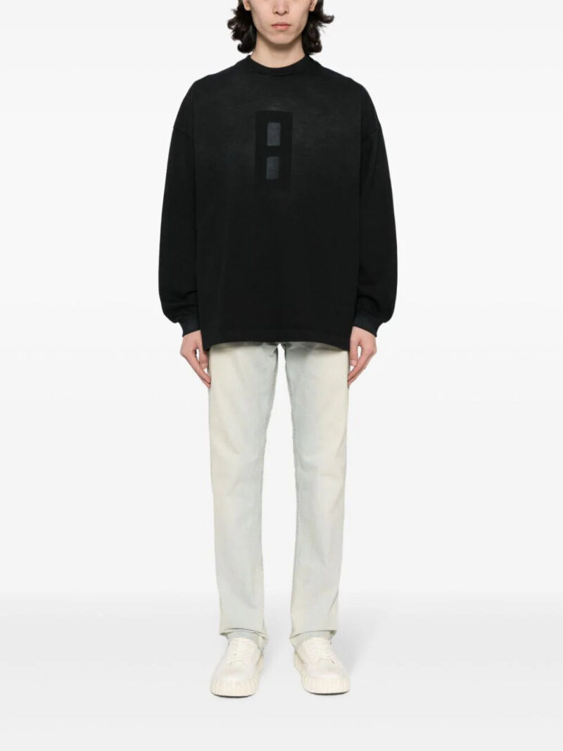 Fear Of God logo-tag mid-rise straight-leg jeans