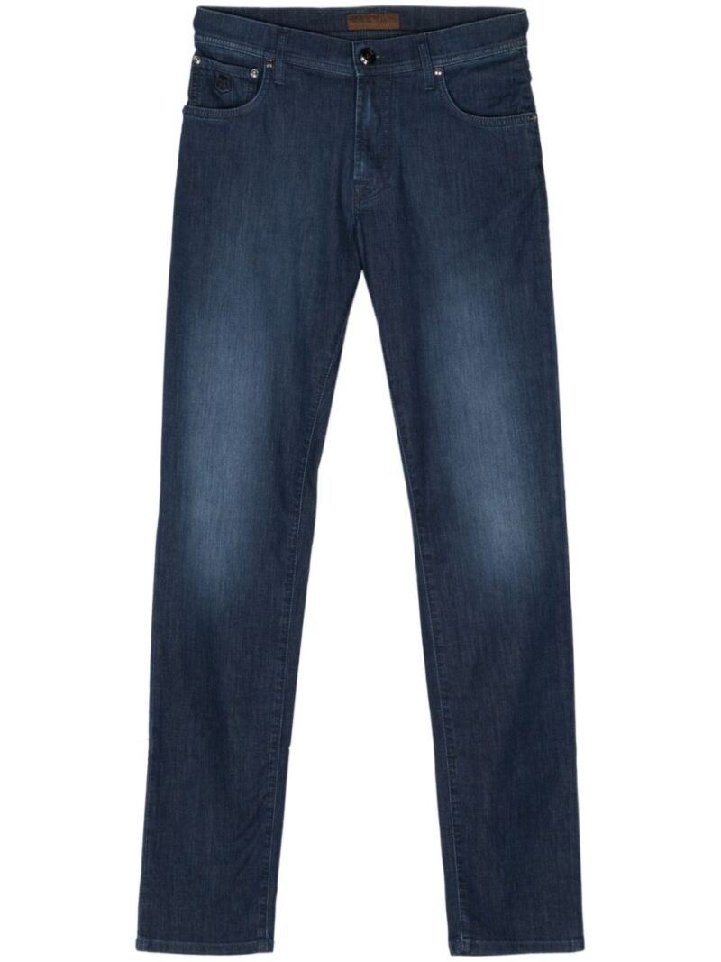 Corneliani  mid-rise straight-leg jeans