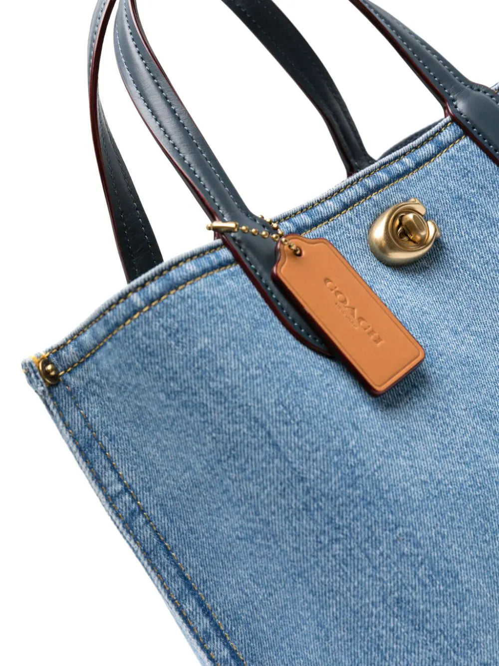 Coach Willow denim tote bag - Image 4