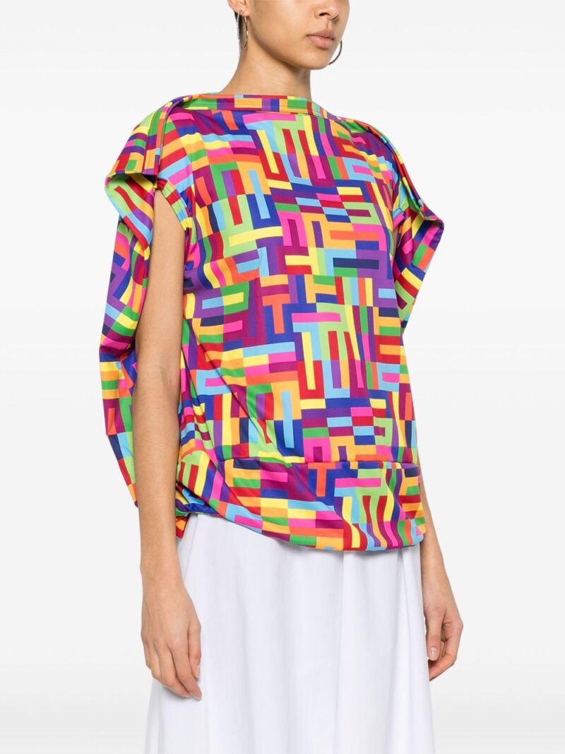Comme Des Garçons geometric-print T-shirt