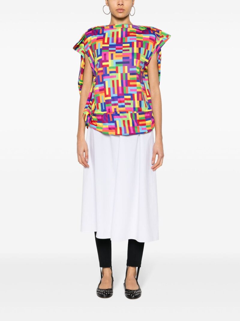 Comme Des Garçons geometric-print T-shirt