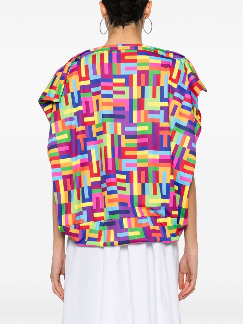 Comme Des Garçons geometric-print T-shirt